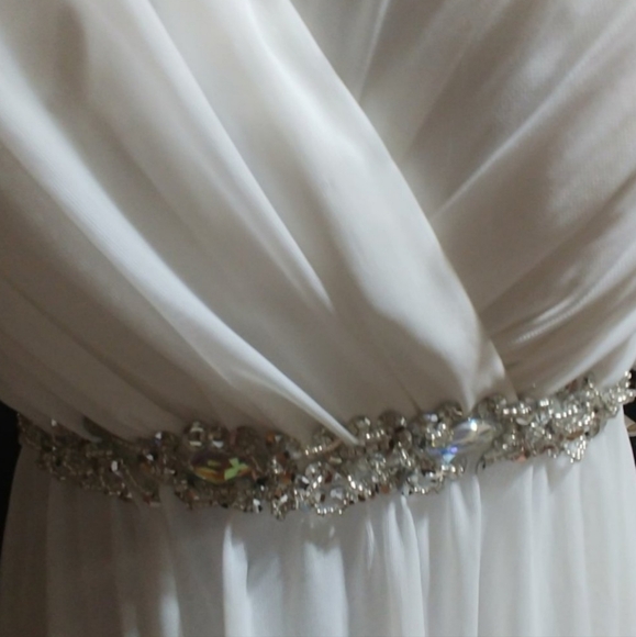 Conail Collection Elegant Coco White Rhinestones Sz-L - Picture 9 of 15